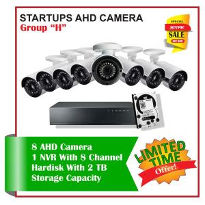 8 Satrtups IP Camera Set-Package H