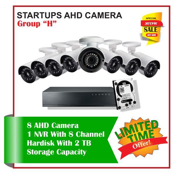 8 Satrtups IP Camera Set-Package H