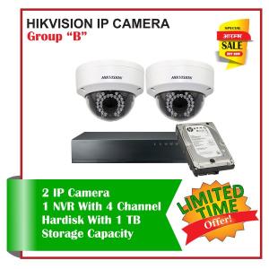 2 Hikvision IP Camera Set-Package B