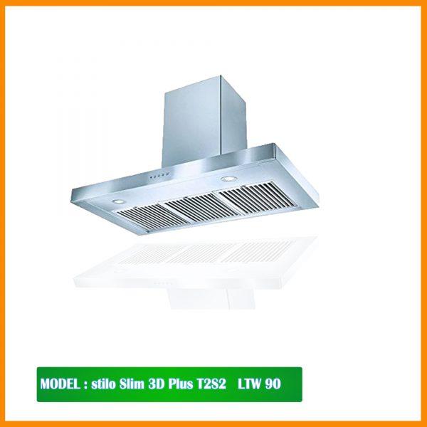 Faber Chimney_Stilo Sllim 3D Plus T2S2 LTW 90