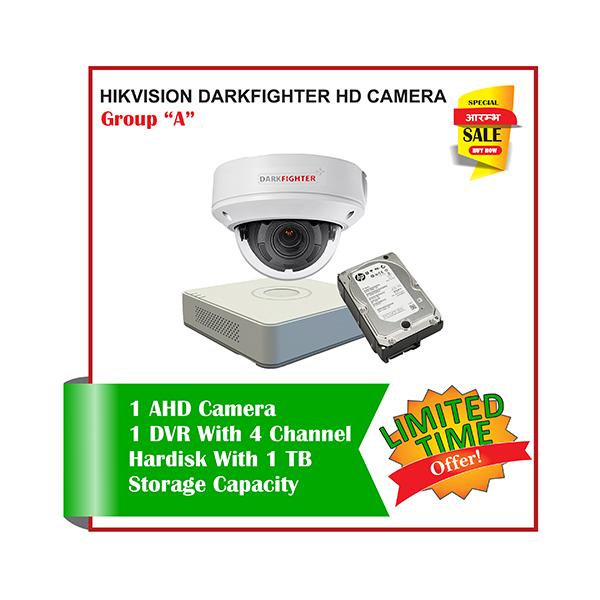 1 Hikvision HD Darkfighter Camera-Package A