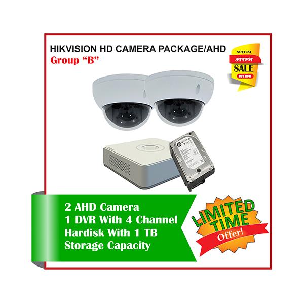2 Hikvision HD Camera Set-Package B