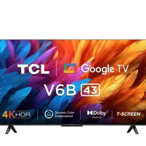TCL 4K HDR Google TV 43 inch 43V6B