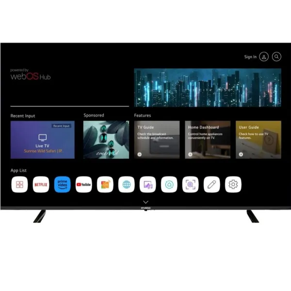 Hyundai LED TV 65 65HYWBQL4K- Web Os -Smart