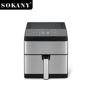 Sokany 9.5Ltrs. Air Fryer with Adjustable Temperature & Overheating Protection SK-10044