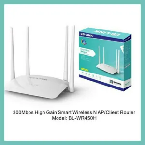 LB-Link 4 Antenna High Gain WiFi Router | Repeater & Client Router | High Speed