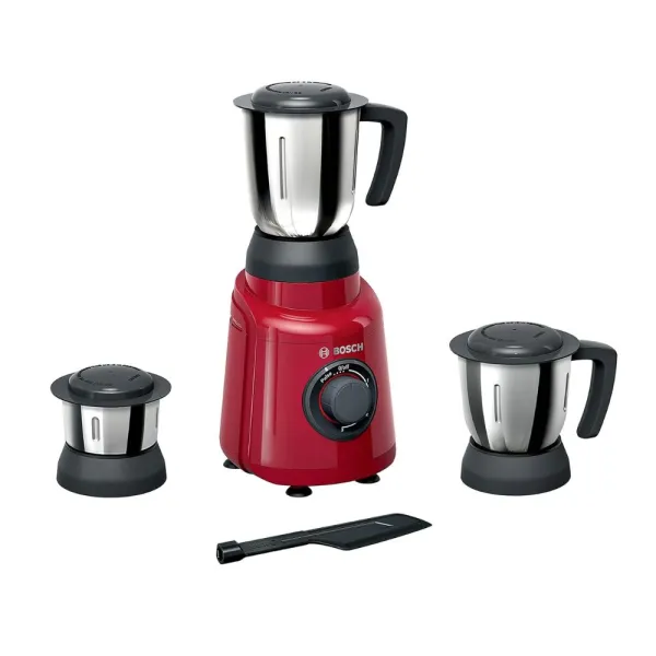 Bosch 3 Jars TrueMixx Joy Mixer Grinder 500 Watt, Red