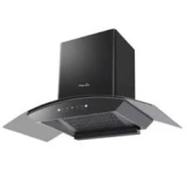 Osmo Vatika Chimney 90cm Black Finishing Baffle Filter