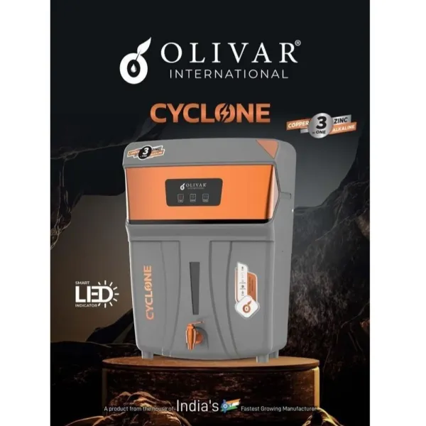 Olivar Cyclone Water Purifiers, 12L, RO + UV + UF