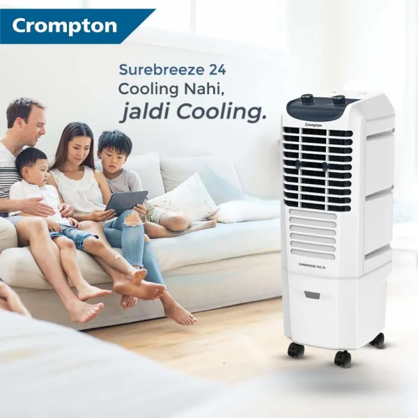 Tower Air Cooler Surebreeze 24L Auto Fill 4-Way Air Deflection SUREBREEZE24