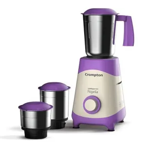 Crompton Nigella 500W Mixer Grinder, 3 Stainless Steel Jars
