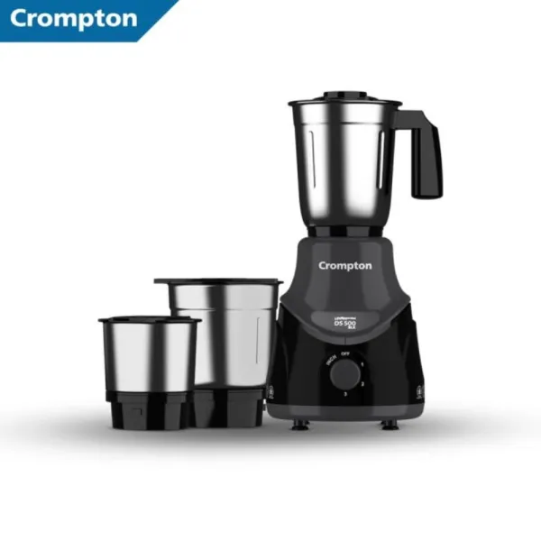 Questa EXP 500W 3 Jar Mixer Grinder Motor Vent-X Technology Ergonomic Design