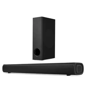TCL Speaker S332W 200W Soundbar with Wired Subwoofer, Supporting Bluetooth, HDMI(ARC), Coaxial Input
