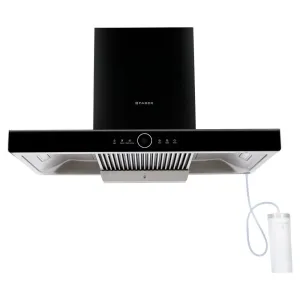 Faber Chimney HOOD THUNDERBOLT FL SW SC BK 90