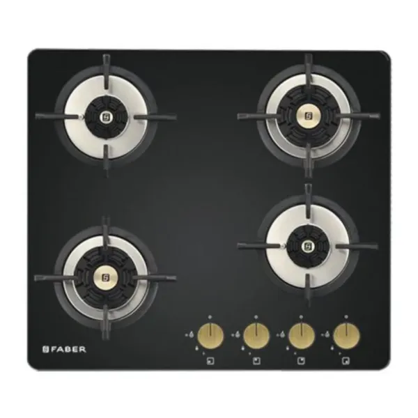 Faber Cooktop 4 Burner Hob Maxus HT604 CRS BR CI AI