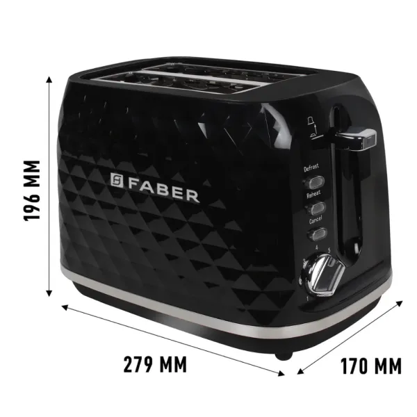 Faber Popup Toasters FT 950W DLX BK - Pop Up Toaster