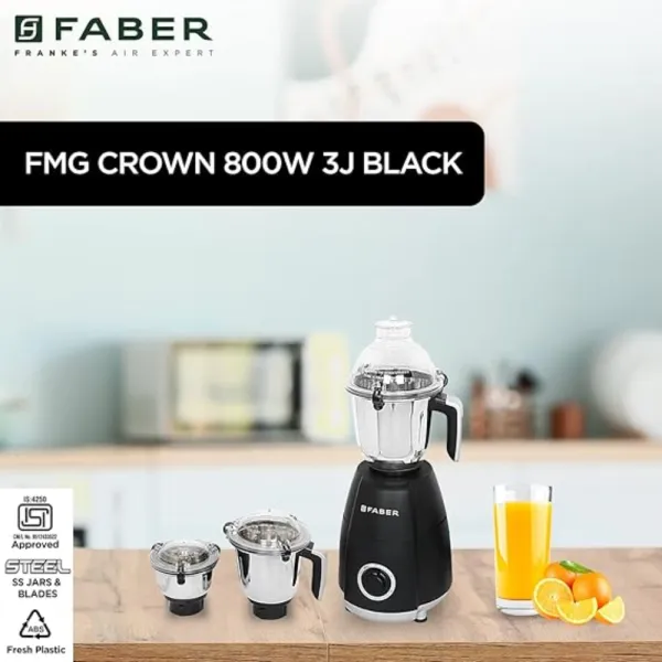 Faber Mixer Grinder FMG Crown 3J 800w
