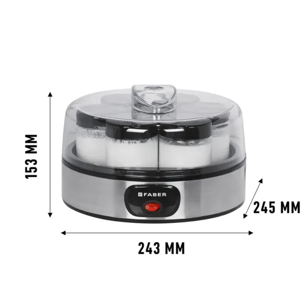 Faber Yogurt Maker FYT 7 BK SS