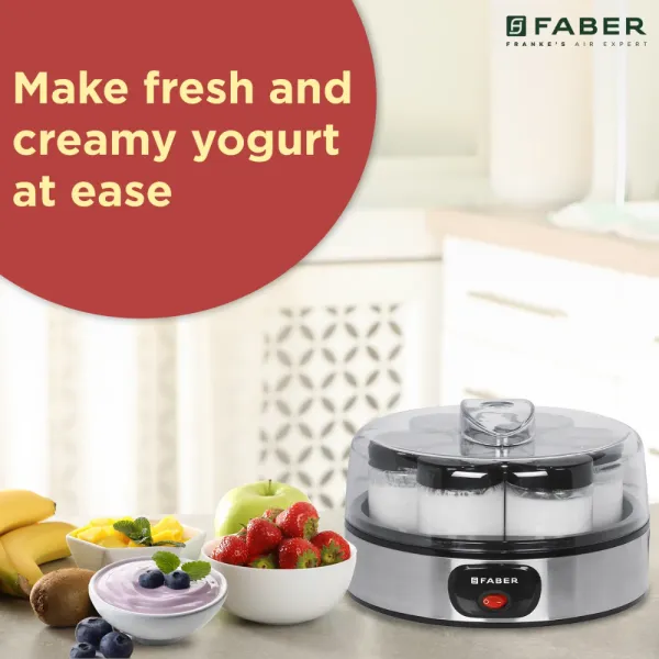Faber Yogurt Maker FYT 7 BK SS