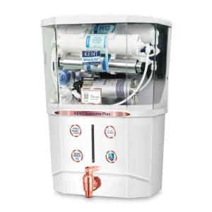 KENT Supreme Plus RO Water Purifier uses multiple purification of RO+UV+UF+Alkaline+Copper+TDS